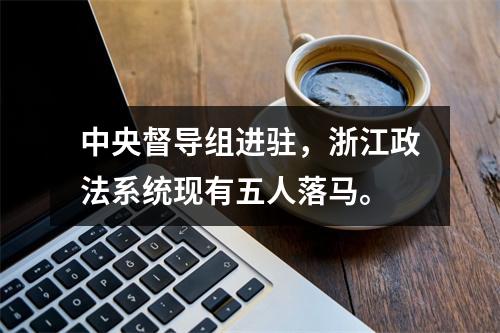 中央督导组进驻，浙江政法系统现有五人落马。