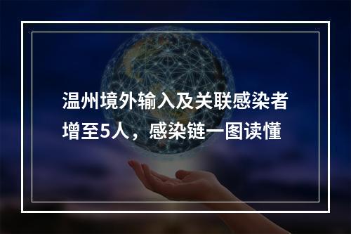 温州境外输入及关联感染者增至5人，感染链一图读懂