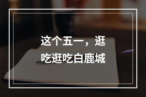 这个五一，逛吃逛吃白鹿城