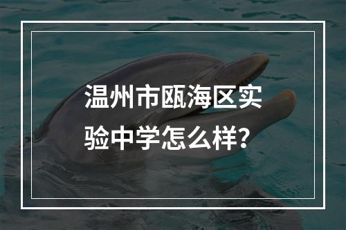 温州市瓯海区实验中学怎么样？