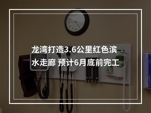 龙湾打造3.6公里红色滨水走廊 预计6月底前完工