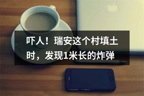 吓人！瑞安这个村填土时，发现1米长的炸弹