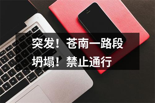 突发！苍南一路段坍塌！禁止通行