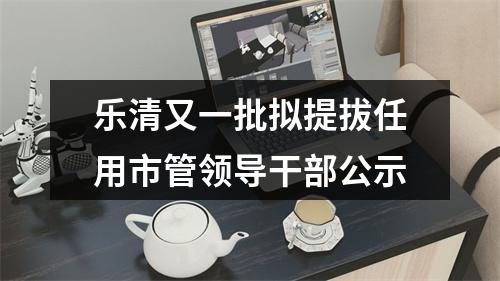 乐清又一批拟提拔任用市管领导干部公示