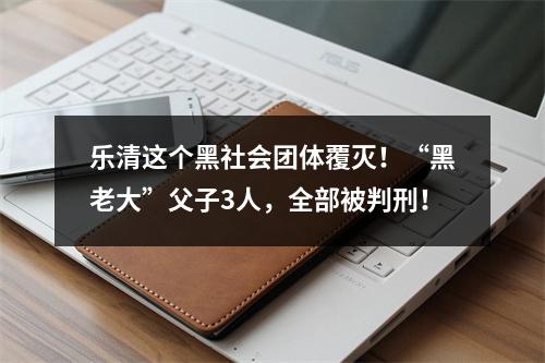 乐清这个黑社会团体覆灭！“黑老大”父子3人，全部被判刑！