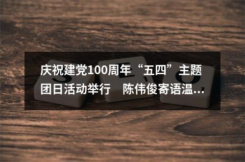 庆祝建党100周年“五四”主题团日活动举行　陈伟俊寄语温州青年