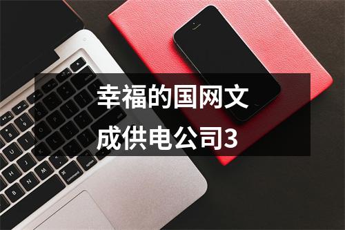 幸福的国网文成供电公司3