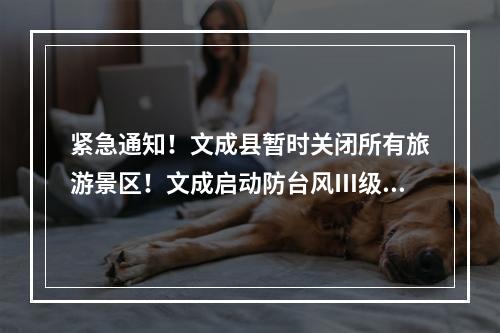 紧急通知！文成县暂时关闭所有旅游景区！文成启动防台风Ⅲ级应急响应！
