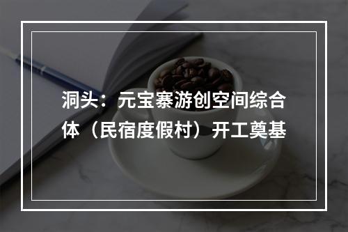 洞头：元宝寨游创空间综合体（民宿度假村）开工奠基