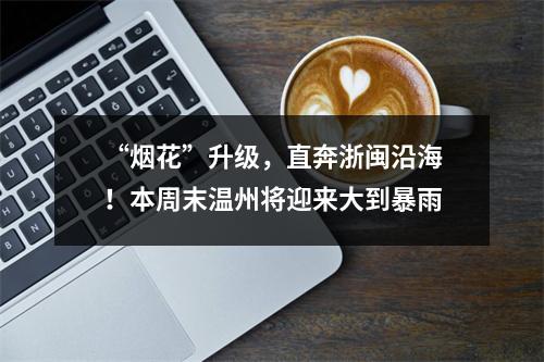 “烟花”升级，直奔浙闽沿海！本周末温州将迎来大到暴雨