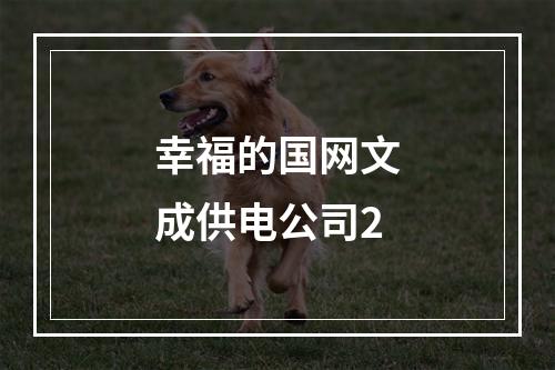 幸福的国网文成供电公司2