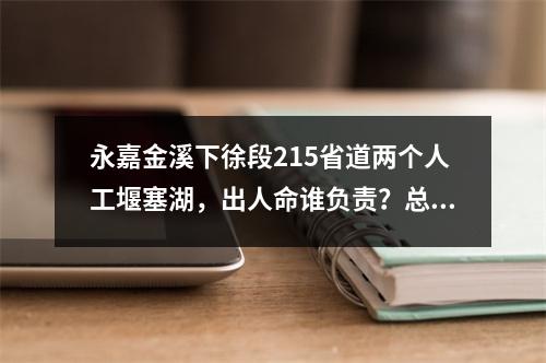 永嘉金溪下徐段215省道两个人工堰塞湖，出人命谁负责？总工施工方案？