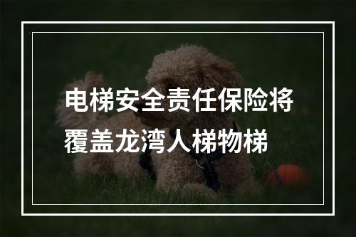 电梯安全责任保险将覆盖龙湾人梯物梯