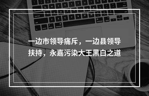一边市领导痛斥，一边县领导扶持，永嘉污染大王黑白之道