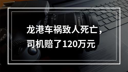 龙港车祸致人死亡，司机赔了120万元