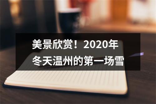 美景欣赏！2020年冬天温州的第一场雪