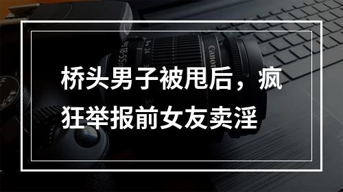 桥头男子被甩后，疯狂举报前女友卖淫