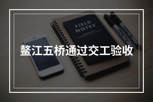鳌江五桥通过交工验收