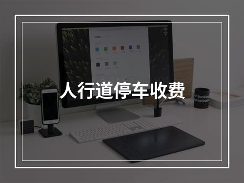 人行道停车收费