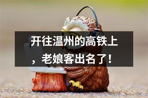 开往温州的高铁上，老娘客出名了！