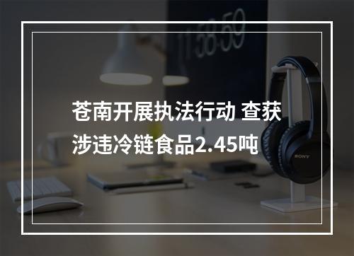 苍南开展执法行动 查获涉违冷链食品2.45吨