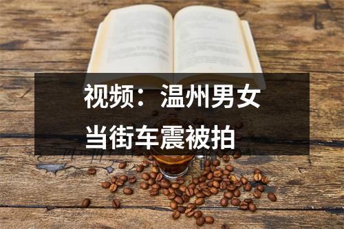 视频：温州男女当街车震被拍