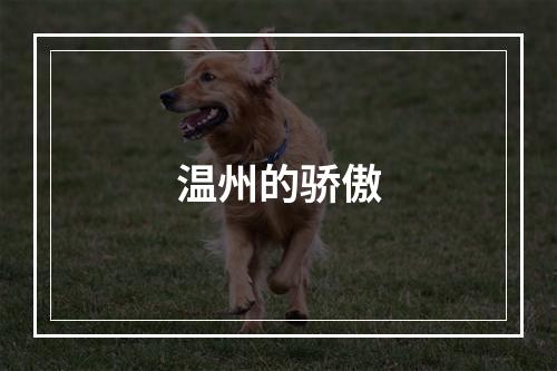 温州的骄傲