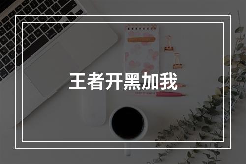 王者开黑加我