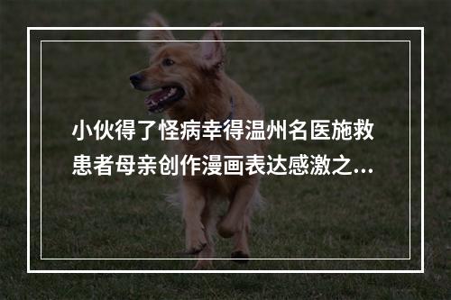 小伙得了怪病幸得温州名医施救 患者母亲创作漫画表达感激之情