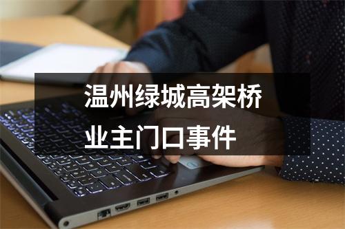 温州绿城高架桥业主门口事件