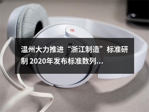 温州大力推进“浙江制造”标准研制 2020年发布标准数列全省第一