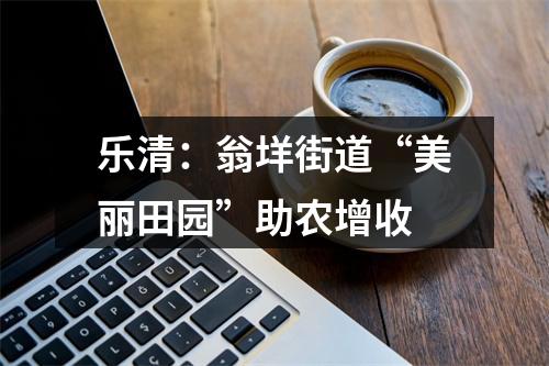 乐清：翁垟街道“美丽田园”助农增收