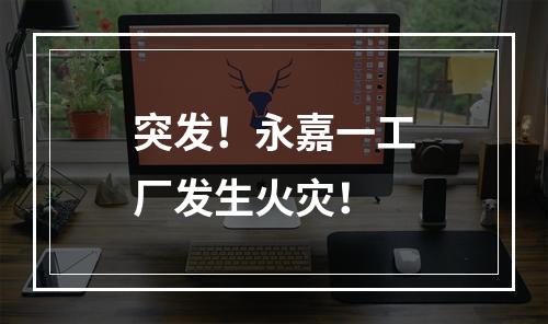 突发！永嘉一工厂发生火灾！