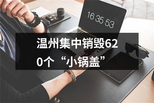 温州集中销毁620个“小锅盖”