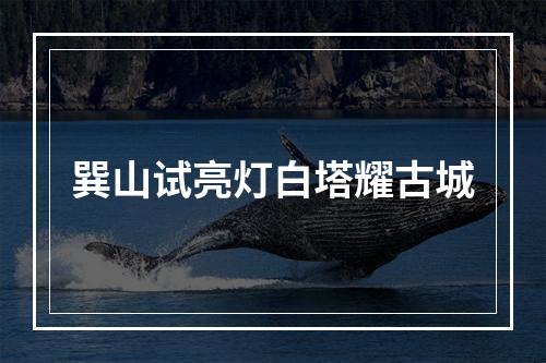 巽山试亮灯白塔耀古城