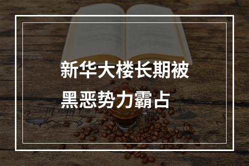 新华大楼长期被黑恶势力霸占