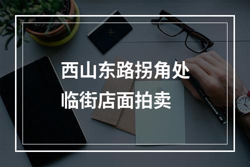 西山东路拐角处临街店面拍卖
