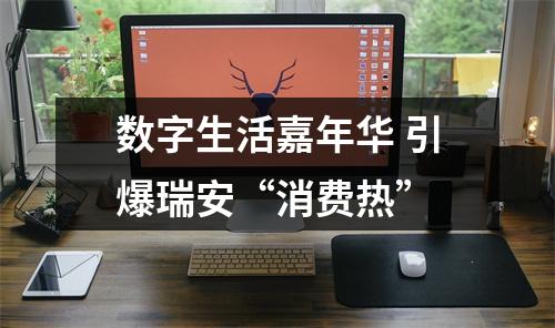 数字生活嘉年华 引爆瑞安“消费热”