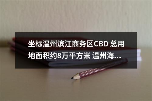 坐标温州滨江商务区CBD 总用地面积约8万平方米 温州海鲜大排档年内C位出道