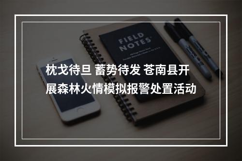 枕戈待旦 蓄势待发 苍南县开展森林火情模拟报警处置活动