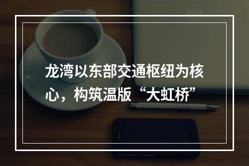 龙湾以东部交通枢纽为核心，构筑温版“大虹桥”