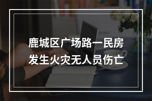 鹿城区广场路一民房发生火灾无人员伤亡