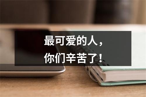 最可爱的人，你们辛苦了！