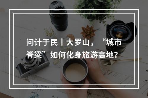 问计于民丨大罗山，“城市脊梁”如何化身旅游高地？