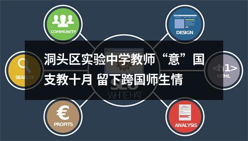 洞头区实验中学教师“意”国支教十月 留下跨国师生情