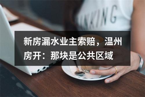 新房漏水业主索赔，温州房开：那块是公共区域