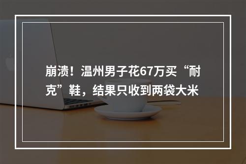 崩溃！温州男子花67万买“耐克”鞋，结果只收到两袋大米