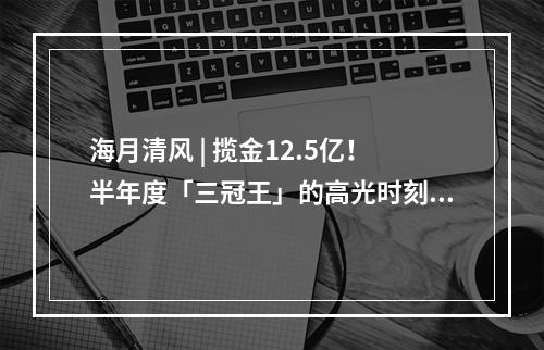 海月清风 | 揽金12.5亿！半年度「三冠王」的高光时刻大盘点!