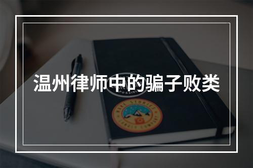 温州律师中的骗子败类