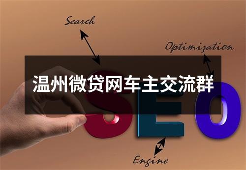 温州微贷网车主交流群